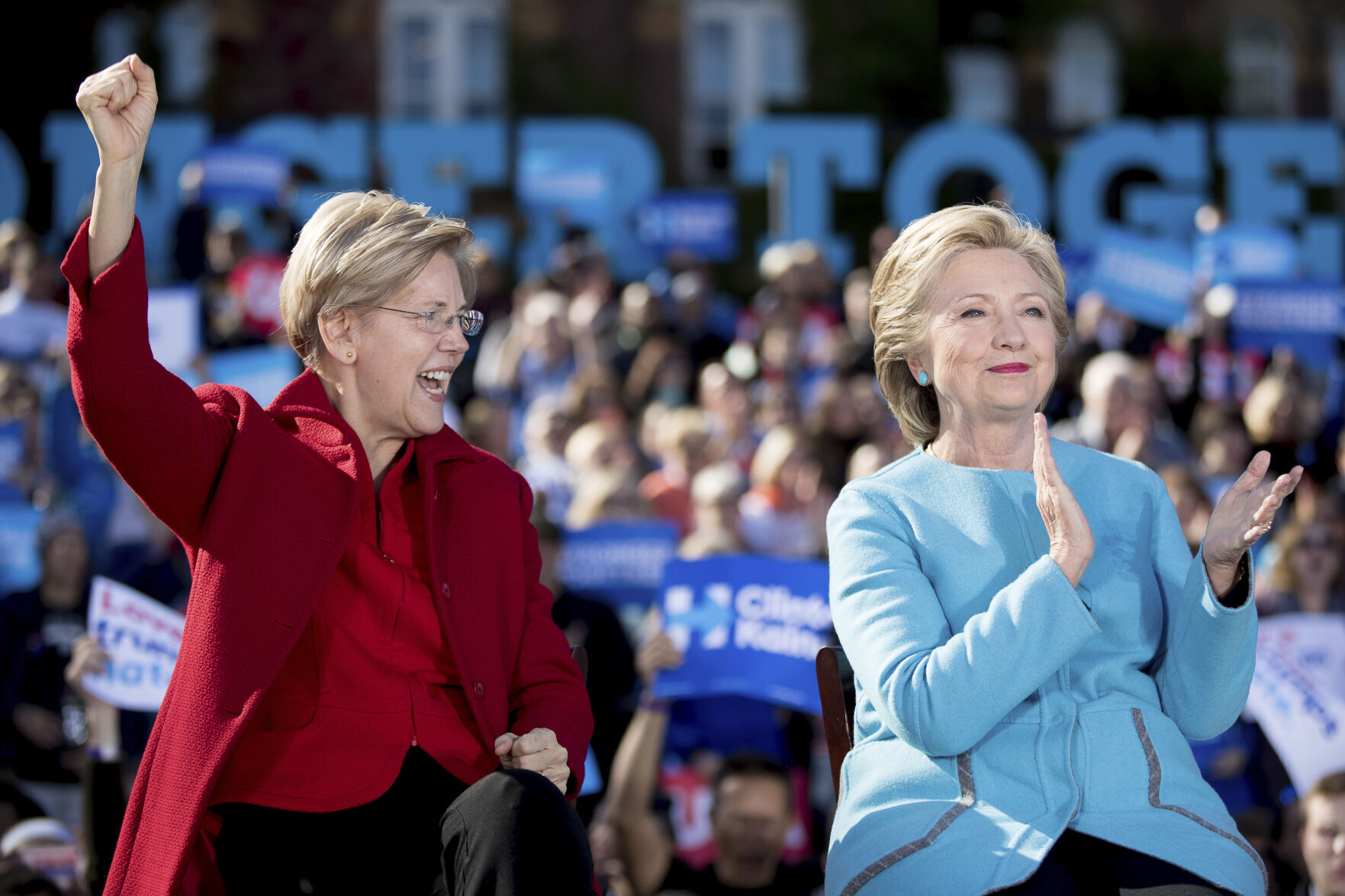 2016: Hillary Clinton and Elizabeth Warren